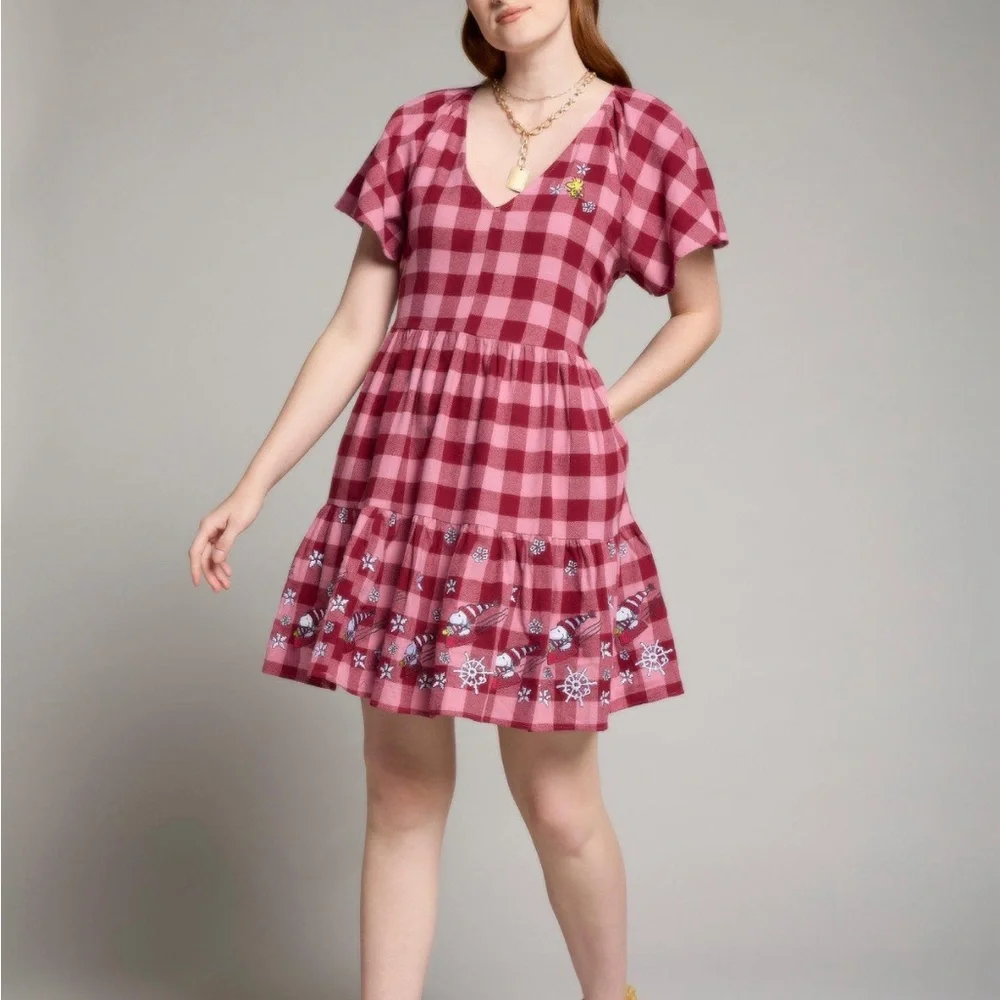 Peanuts snoopy snowflake dress - Picture 2 of 8